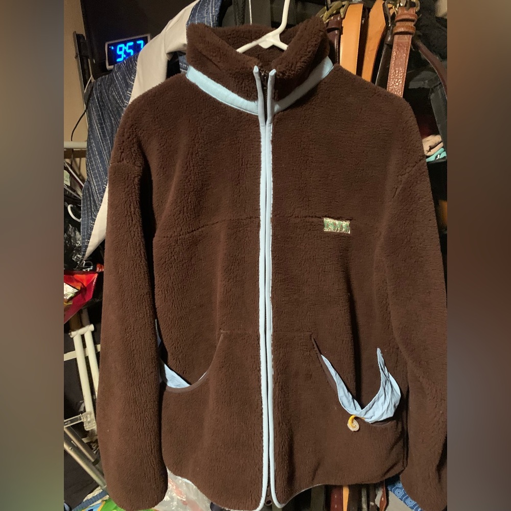 SUNDAE SCHOOL - BOJAGI POCKET FLEECE ZIP-UP - MEDIUM